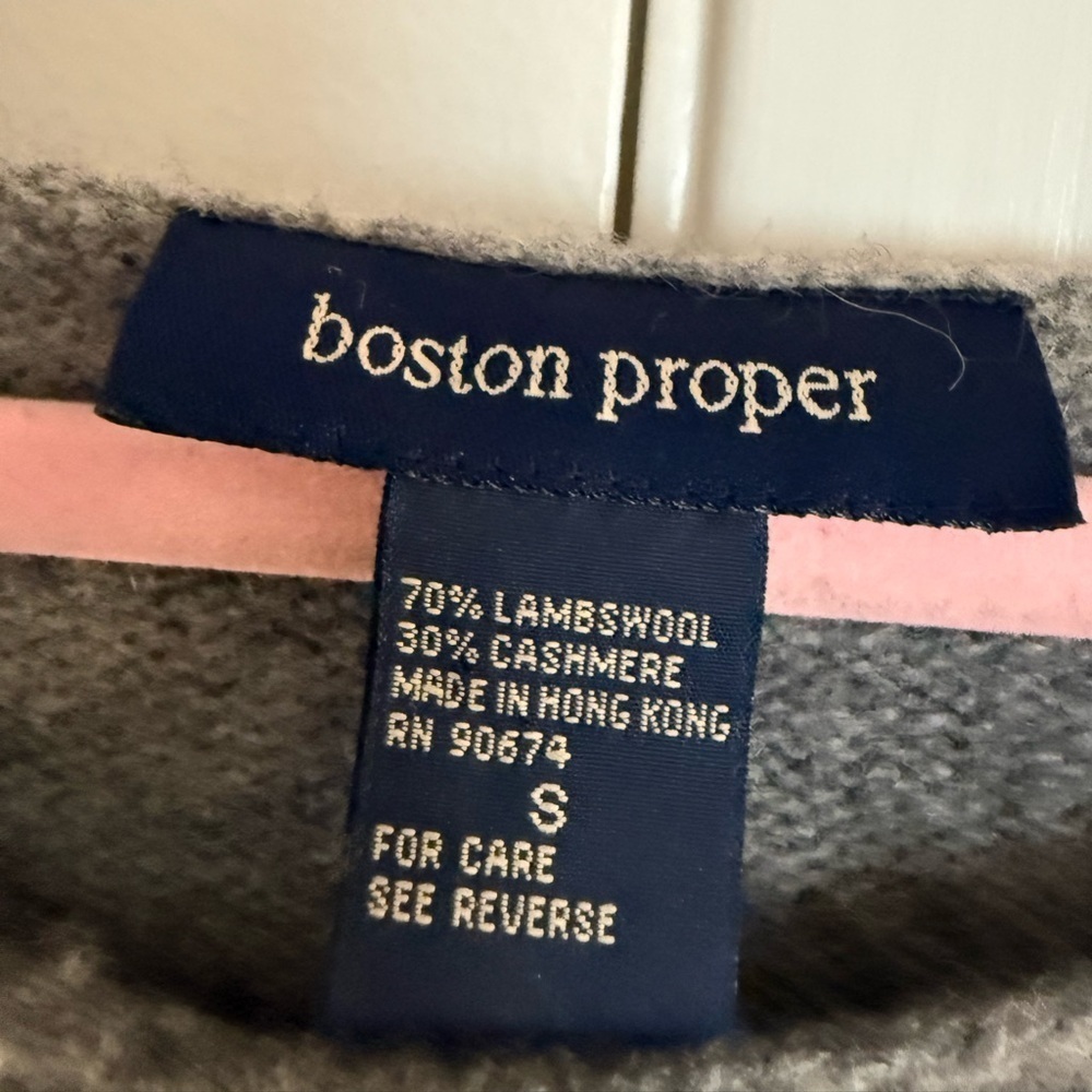 Boston Proper Charcoal  Dress - Picture 2 of 3
